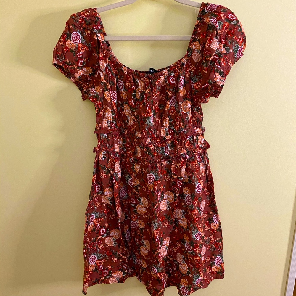 Derek Heart square neck dress